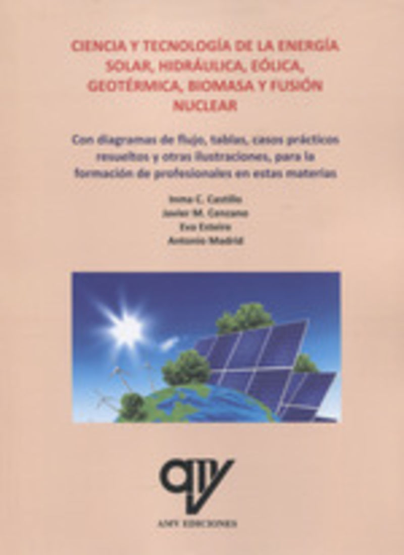ciencia y tecnologia de la energia solar, hidraulica, eolica, geotermica, biomasa y fusion nuclear