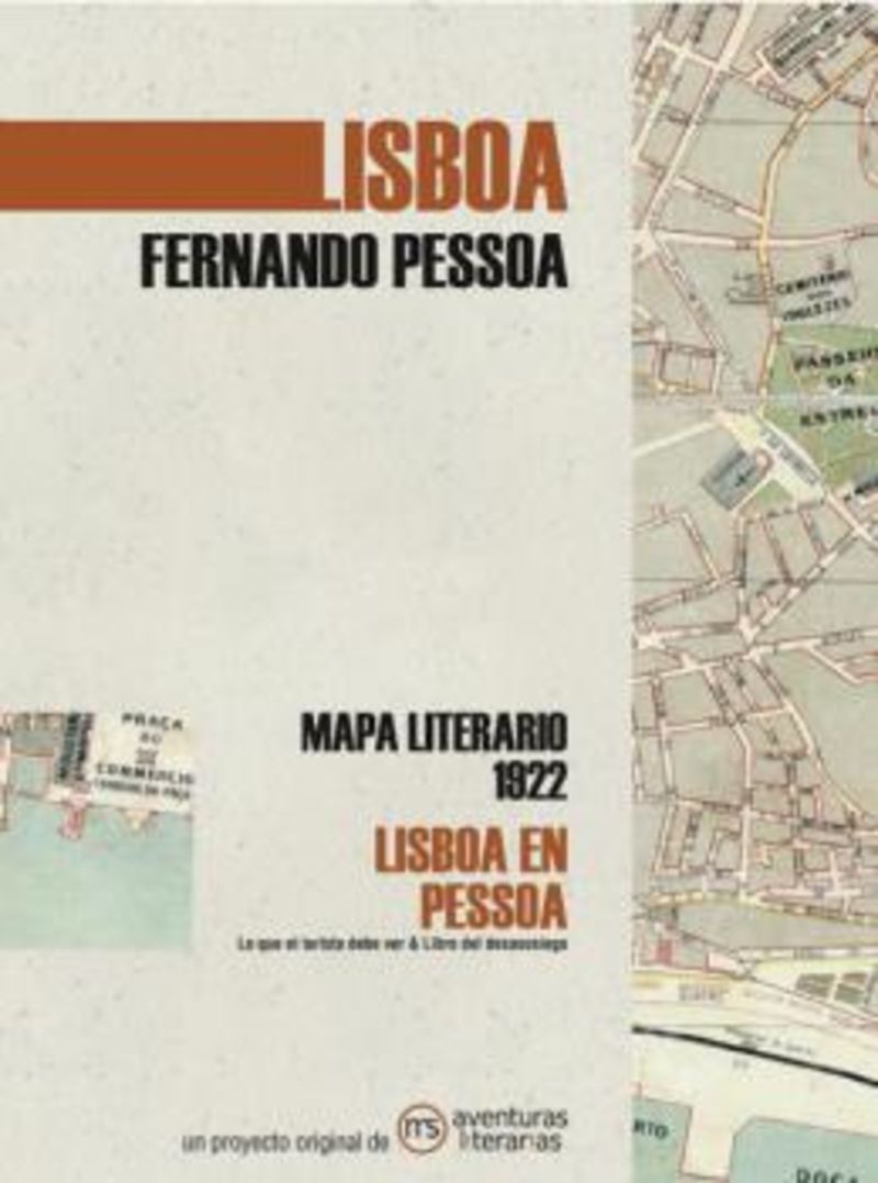lisboa en pessoa - mapa literario 1922 - Fernando Pessoa