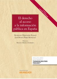 El (2 ed) derecho al acceso a la informacion publica en españa