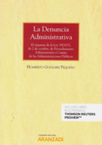 denuncia administrativa, la (duo) - Humberto Gosalbez Pequeño