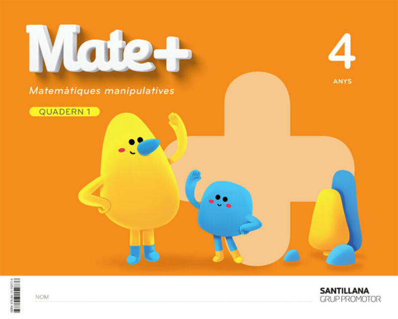 4 anys - matematiques quad (cat) - mate+ - Aa. Vv.