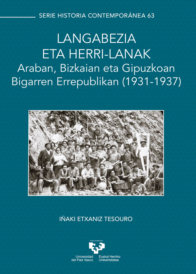 langabezia eta herri-lanak - araban, bizkaian eta gipuzkoan bigarren errepublikan (1931-1937)
