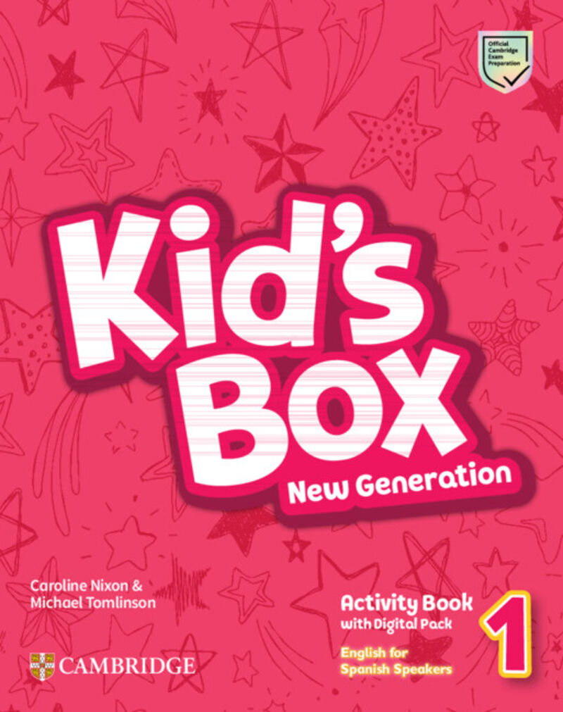 EP 1 - KID'S BOX NEW GENERATION 1 WB W / HOME BOOKLET (+DIGITAL PACK) ENGLISH FOR SPANISH SPEAKERS