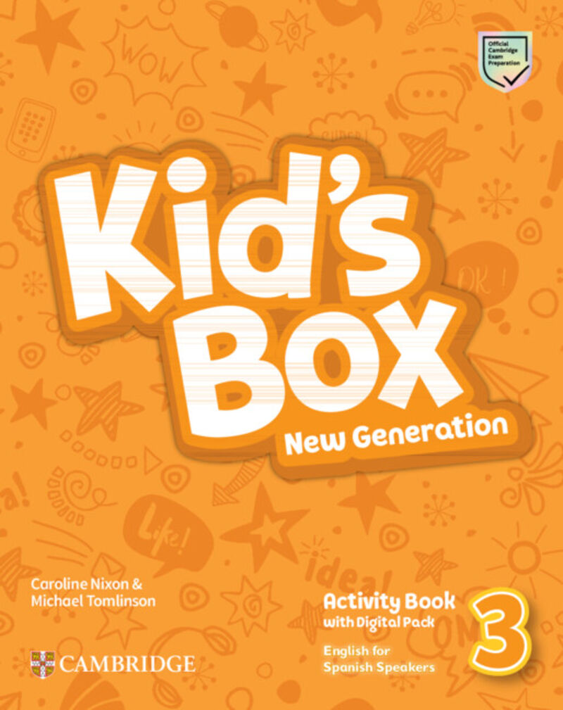 EP 3 - KID'S BOX NEW GENERATION 3 WB W / HOME BOOKLET (+DIGITAL PACK) ENGLISH FOR SPANISH SPEAKERS