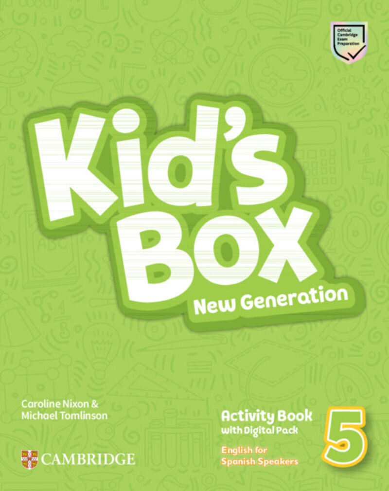 EP 5 - KID'S BOX NEW GENERATION 5 WB W / HOME BOOKLET (+DIGITAL PACK) ENGLISH FOR SPANISH SPEAKERS