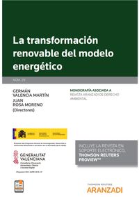 transformacion renovable del modelo energetico, la (duo) - German Valencia Martin / Juan Rosa Moreno (ed. )