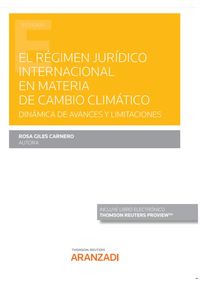 EL REGIMEN JURIDICO INTERNACIONAL EN MATERIA DE CAMBIO CLIMATICO (DUO)