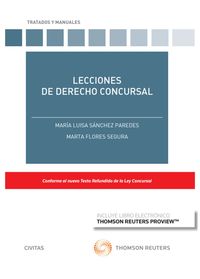 lecciones de derecho concursal (duo) - Maria Luisa Sanchez Paredes / Marta Flores Segura