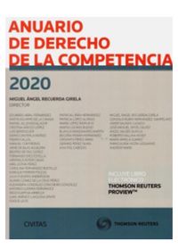 anuario de derecho de la competencia 2020 (duo) - Miguel Angel Recuerda Girela