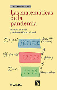 Las matematicas de la pandemia - Manuel De Leon Rodriguez / Antonio Lopez Corral