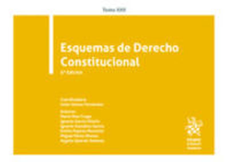 (5 ED) ESQUEMAS DE DERECHO CONSTITUCIONAL - TOMO XXII