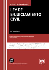 (20 ED) LEY DE ENJUICIAMIENTO CIVIL - CONTIENE CONCORDANCIAS, MODIFICACIONES RESALTADAS E INDICE ANALITICO