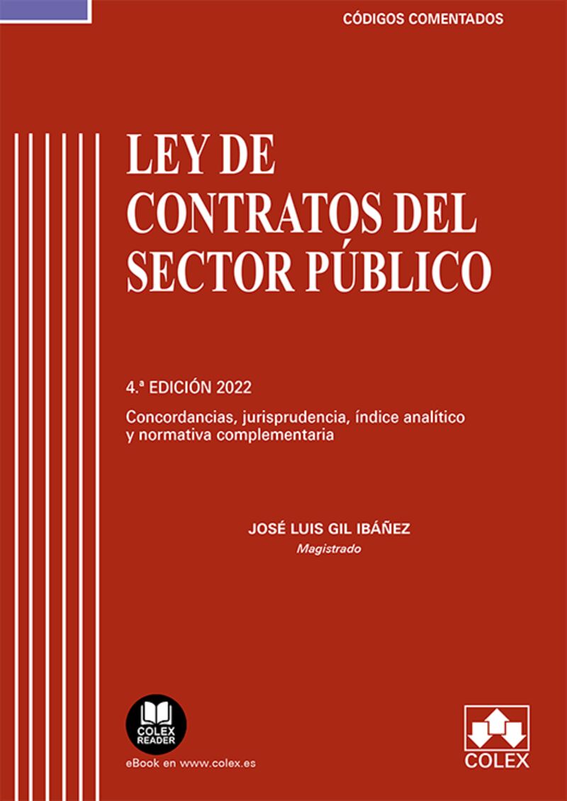(4 ed) ley de contratos del sector publico 2022 - Jose Luis Gil Ibañez