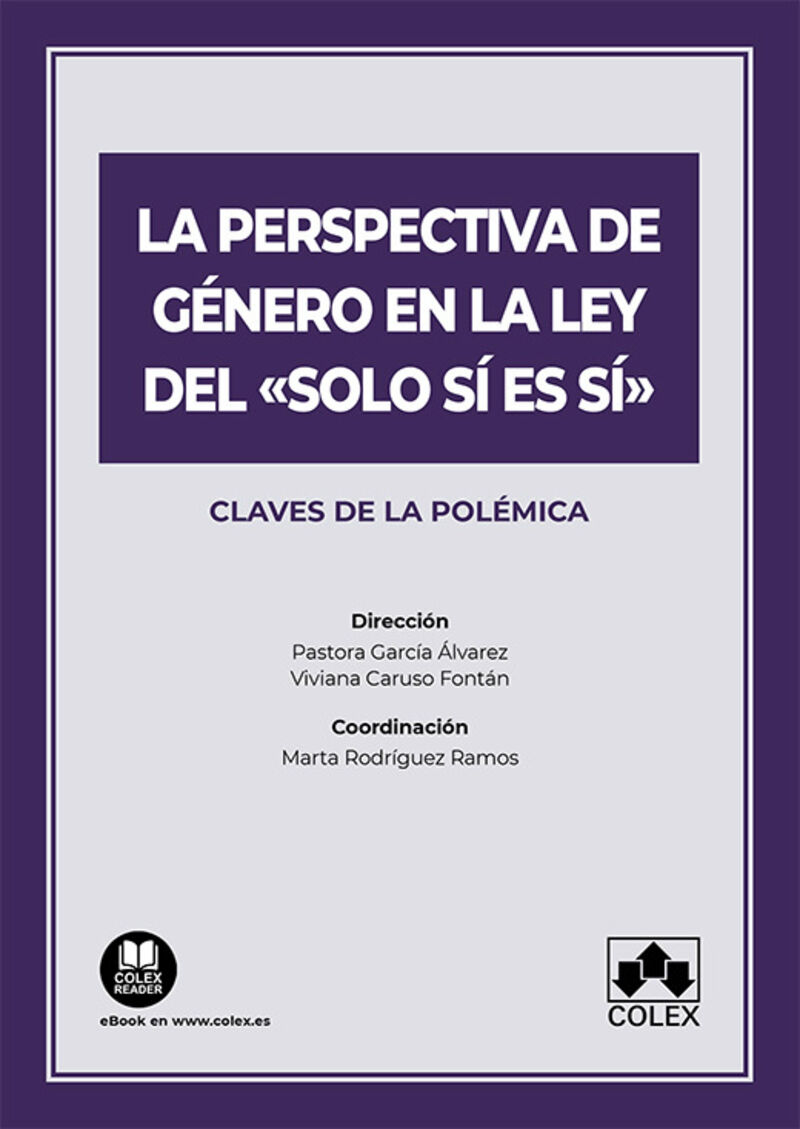 perspectiva de genero en la ley de "solo si es si" - Pastora Garcia Alvarez