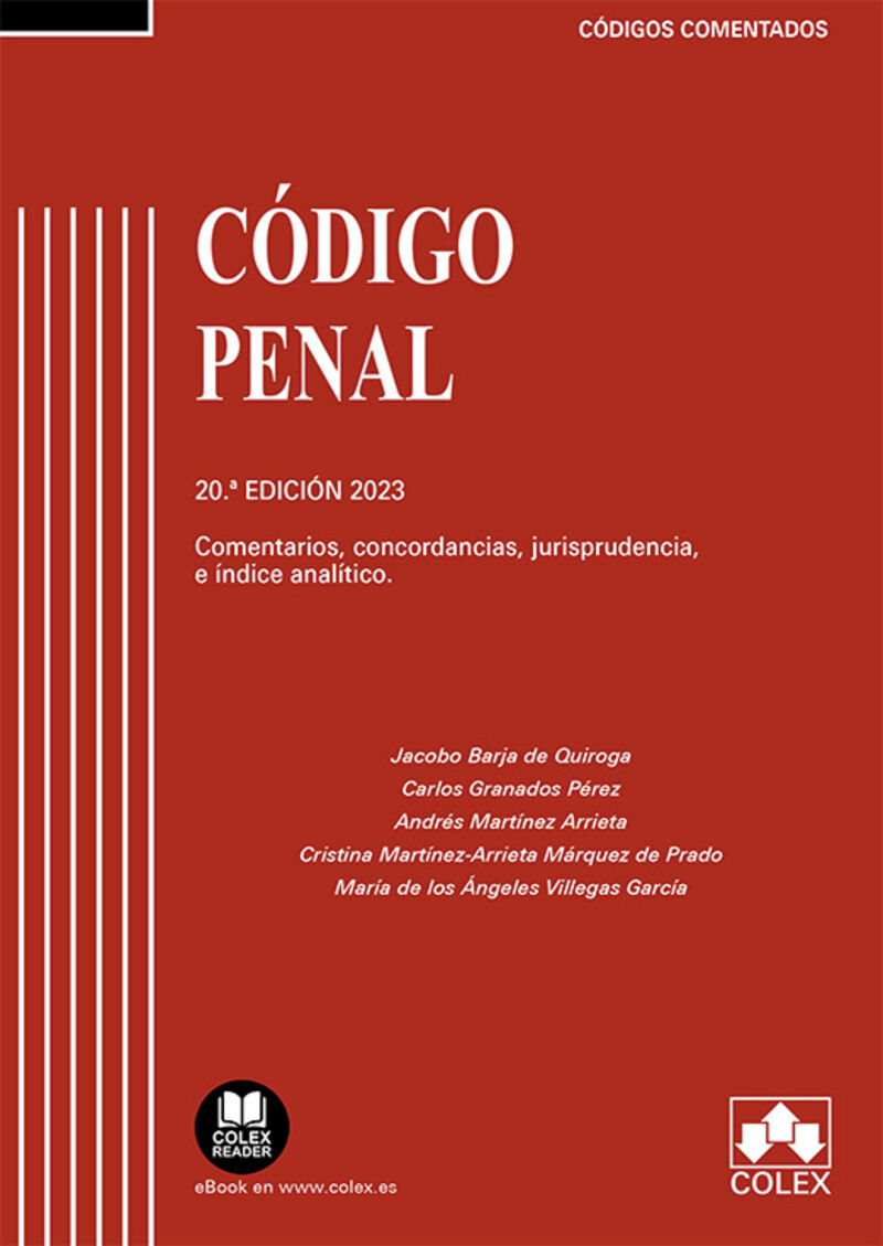 (20 ed) codigo penal 2023 - comentarios, concordancias, jur - Aa. Vv.