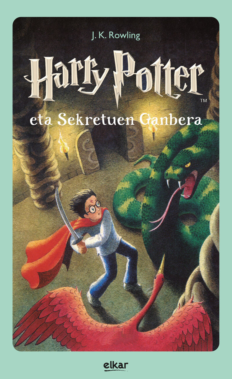 harry potter eta sekretuen ganbera - J. K. Rowling