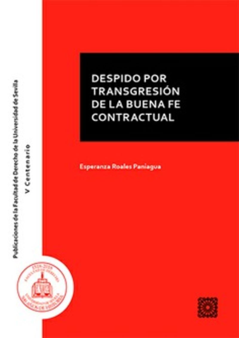 despido por transgresion de la buena fe contractual - Esperanza Roales Paniagua