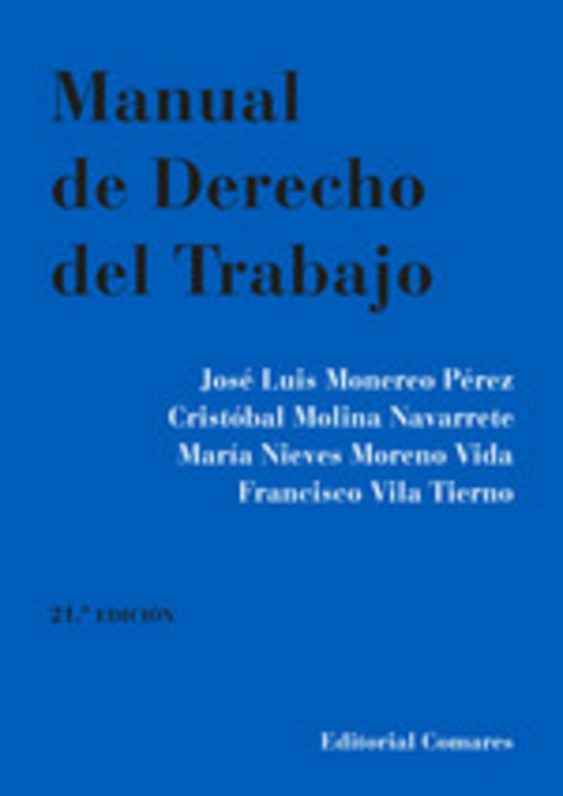 (21 ed) manual de derecho del trabajo 2023 - Jose Luis Monereo Perez