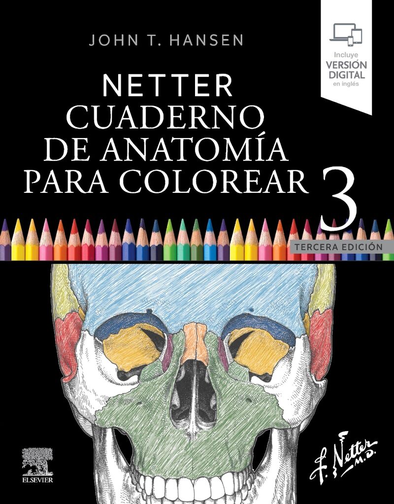 (3 ED) NETTER. CUADERNO DE ANATOMIA PARA COLOREAR