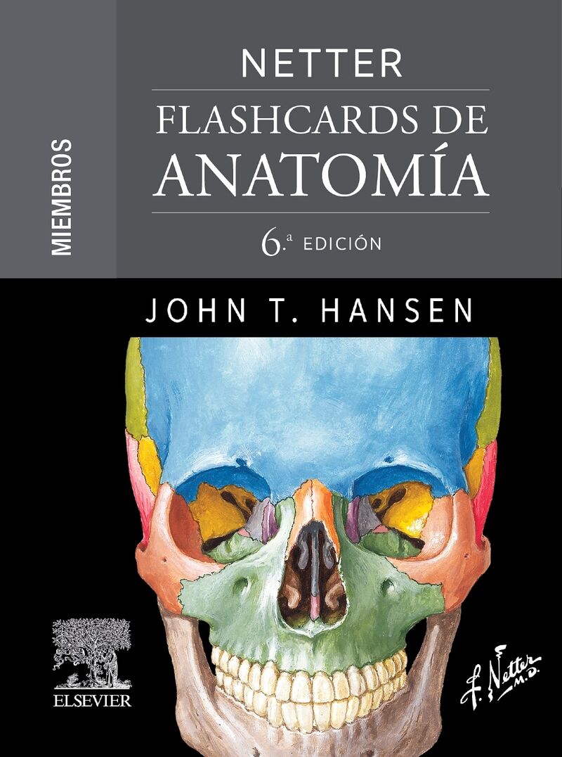 (6 ed) netter. flashcards de anatomia. miembros