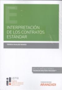 interpretacion de los contratos estandar (duo) - Teresa Hualde Manso Manso