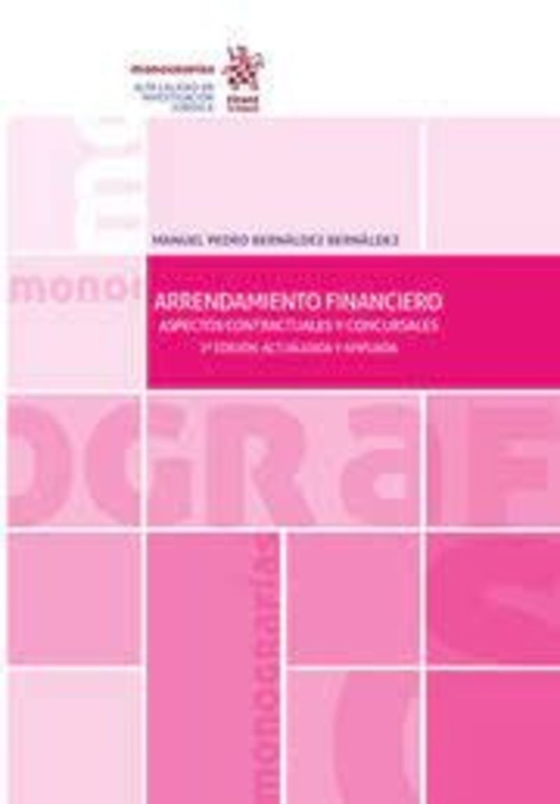 (2 ED) ARRENDAMIENTO FINANCIERO - ASPECTOS CONTRACTUALES Y CONCURSALES