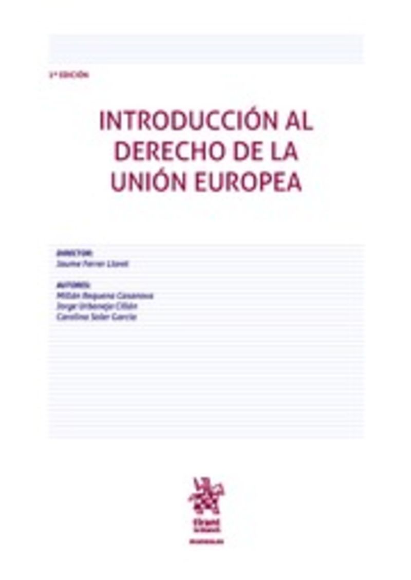 (2 ED) INTRODUCCION AL DERECHO DE LA UNION EUROPEA