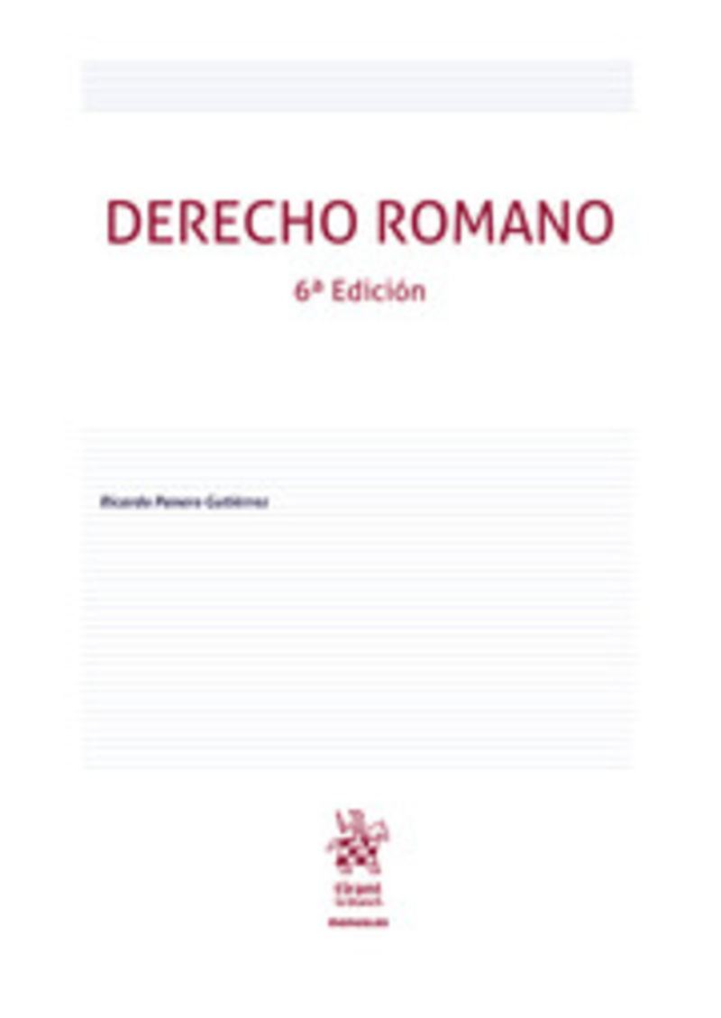 (6 ED) DERECHO ROMANO