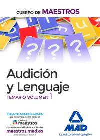 temario 1 - audicion y lenguaje - cuerpo de maestros - Aa. Vv.