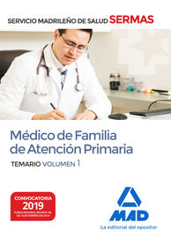temario 1 - medico de familia de atencion primaria del servicio madrileño de salud - Aa. Vv.