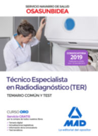 temario comun y test - (ter) tecnico especialista en radiodiagnostico (osasunbidea) - servicio navarro de salud