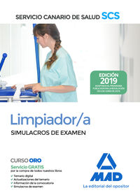 simulacros de examen - limpiador / a del servicio canario de salud - Juan Manuel Gil Ramos / Herminia Andrades Romero