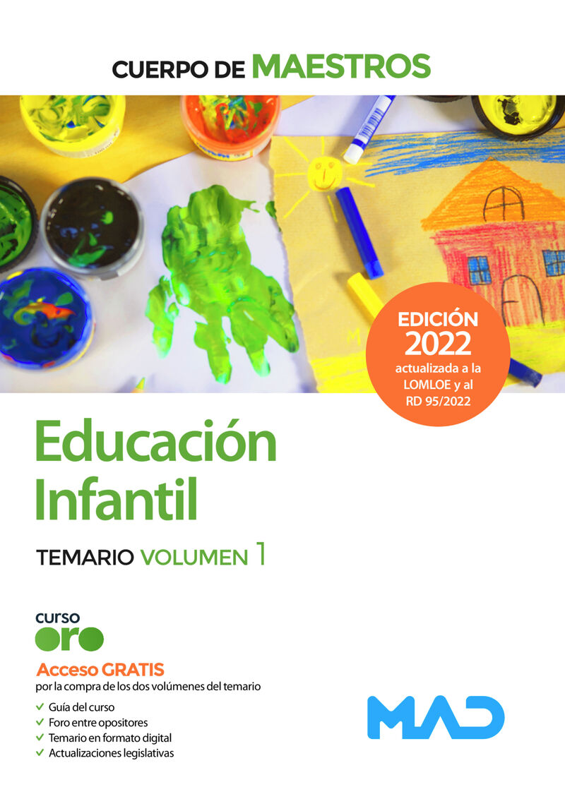 TEMARIO 1 - EDUCACION INFANTIL - CUERPO MAESTROS