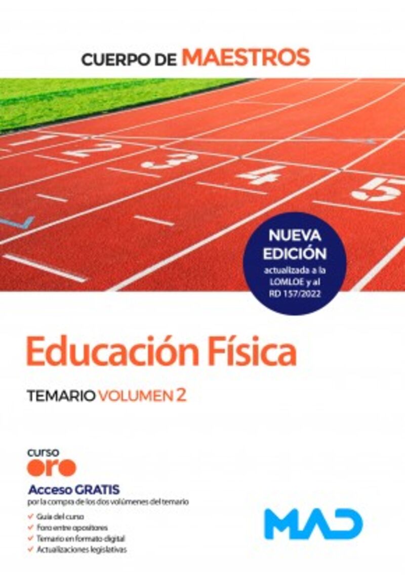 cuerpo de maestros. educacion fisica. temario volumen 2 - Aa. Vv.