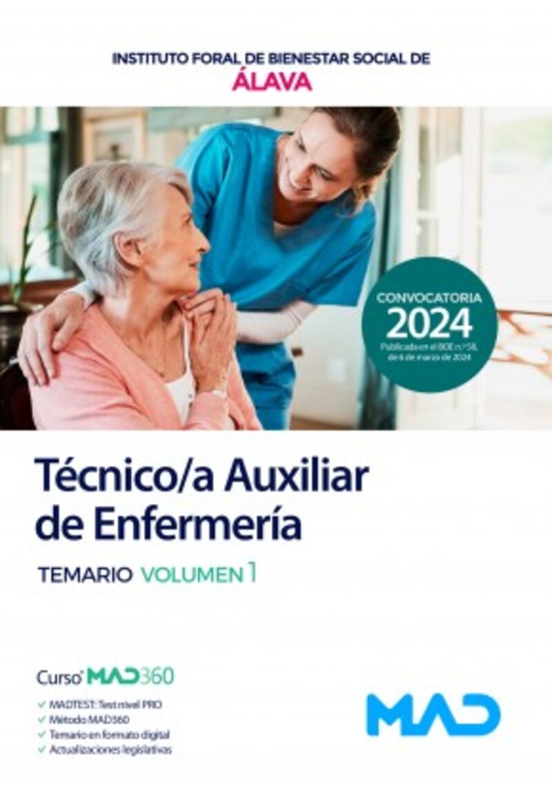 TEMARIO 1 - TECNICO / A AUXILIAR DE ENFERMERIA - INSTITUTO FORAL DE BIENESTAR SOCIAL DE ALAVA