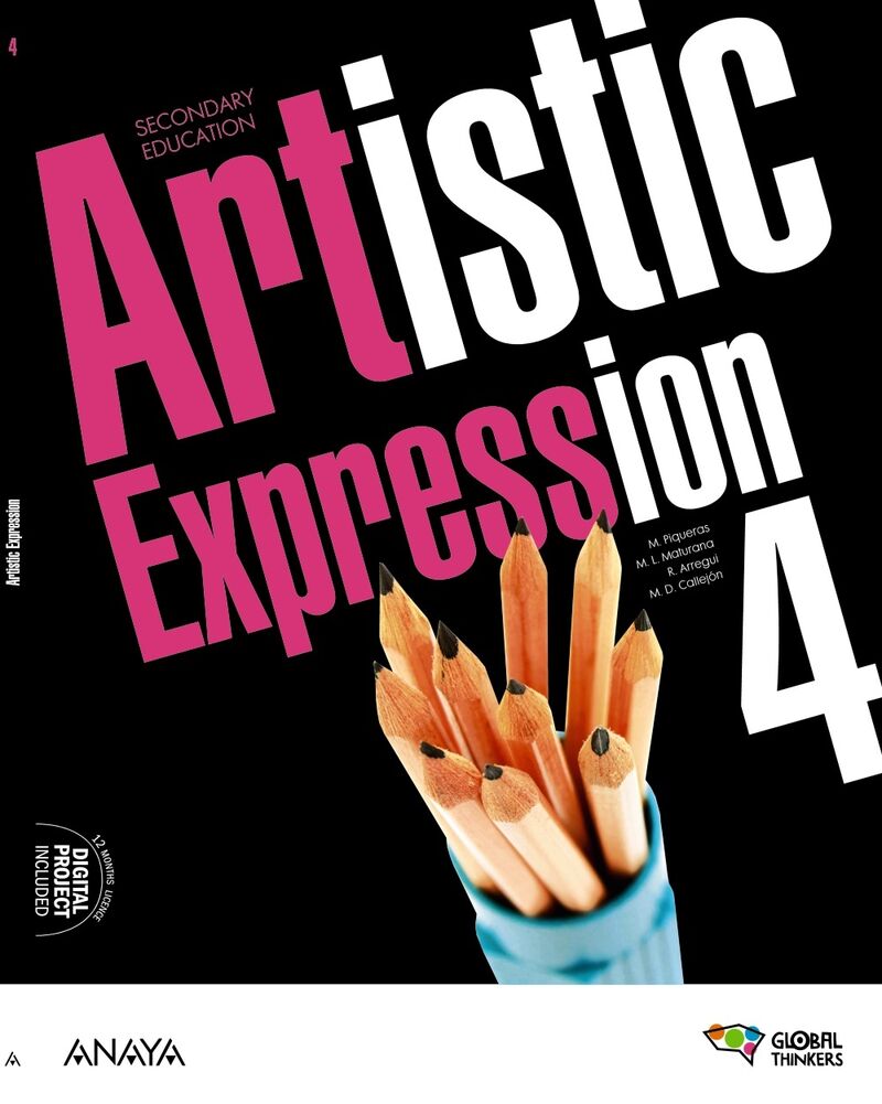 ESO 4 - ARTISTIC EXPRESSION 4 - GLOBAL THINKERS (ARA, AST, CAN, CANT, CYL, CLM, CAT, CEU, C. VAL, EXT, GAL, BAL, LRIO, MAD, MEL, MUR, NAV, PV)