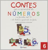 contes per aprendre els numeros 6 - la familia del 40 i els botons quadrats de festa