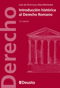 (10ª ed) introduccion historica al derecho romano - Juan De Churruca / Rosa Mentxaka