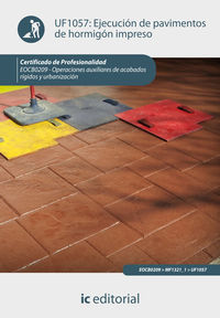 cp - ejecucion de pavimentos de hormigon impreso. eocb0209 - Juan Jose Trujillo Cebrian