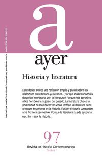 revista ayer 97 - historia y literatura - Jordi Canal Morel