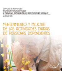 cp - mantenimiento y mejora de las actividades diarias de personas dependientes - Gerardo Guerrero Ramos / Maria Cueto Gonzalez / Rocio P. Hamilton
