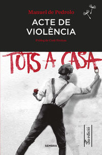 acte de violencia - Manuel De Pedrolo