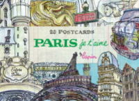 paris je t'aime - 20 postcards
