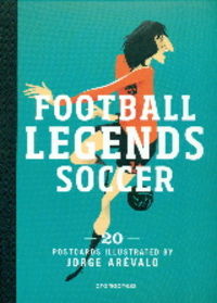 football legends - 20 postcards - Jorge Arevalo