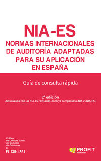normas internacionales de auditoria adaptadas para su publicacion en españa - guia de consulta rapida