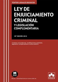 (16 ed) ley de enjuiciamiento criminal y legislacion comple