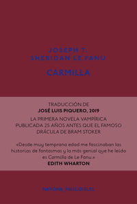 carmilla - Joseph T. Sheridan Le Fanu