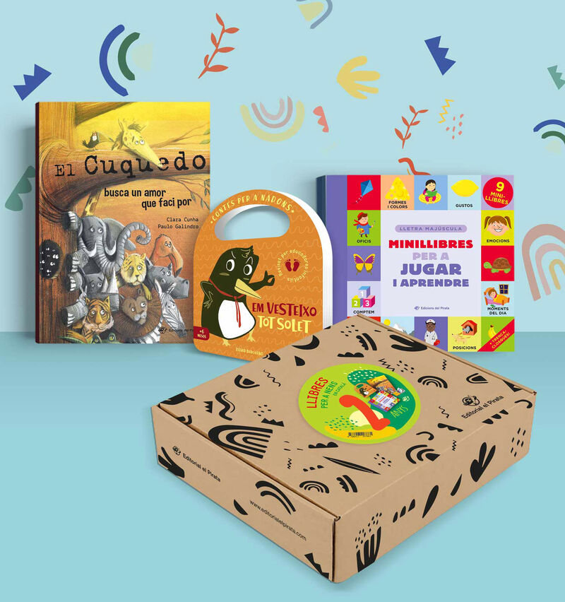 llibres per a nens en catala 2 anys - lot de 3 llibres per a regalar a nens de 2 anys - Esther Burgueño / Clara Cunha / Olga Utkina