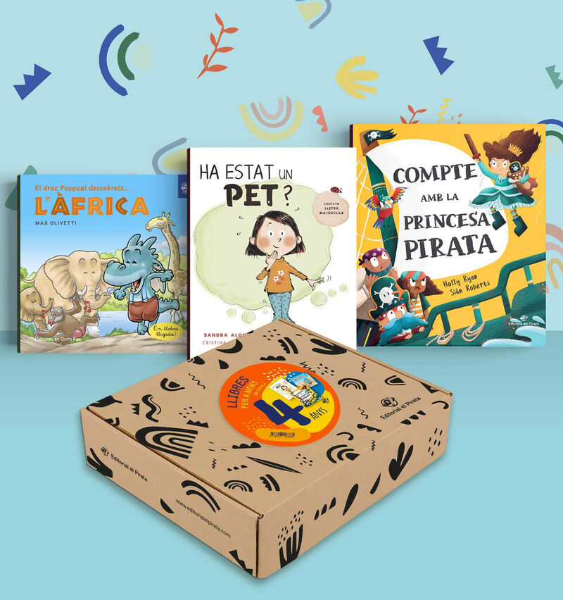 llibres per a nens en catala 4 anys - lot de 3 llibres per a regalar a nens de 4 anys - Sandra Alonso / Max Olivetti / Holly Ryan