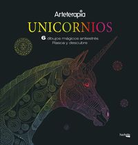unicornios - 6 dibujos magicos - rasca y descubre - arteterapia
